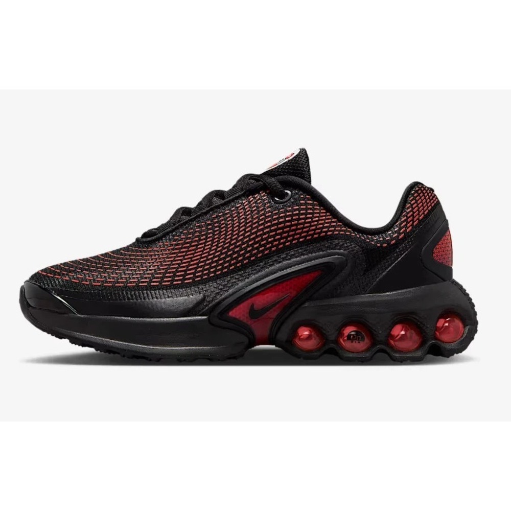 Nike Air Max DN GS Size 5Y Black Bright Crimson Red FB8987-006 Shoes